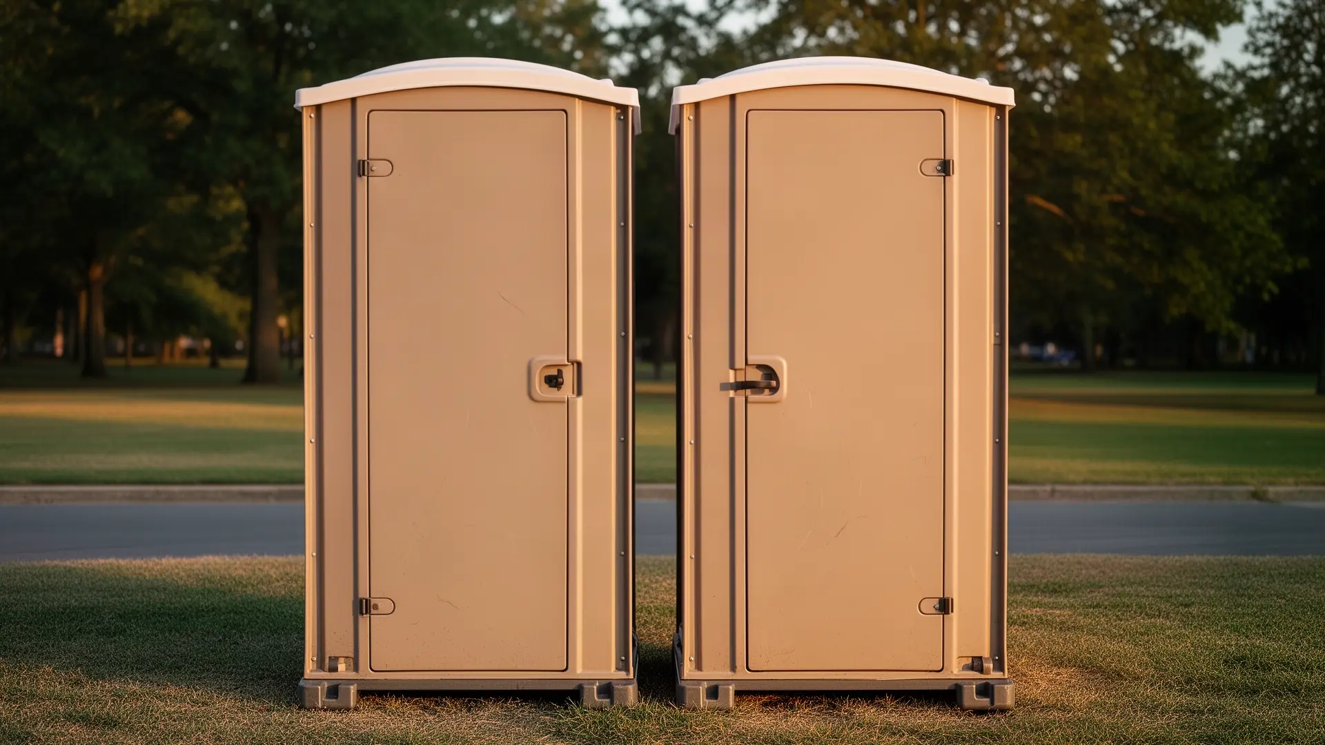 Clean porta potty unit from LR & Sons Porta Potty Rental in Houston, TX